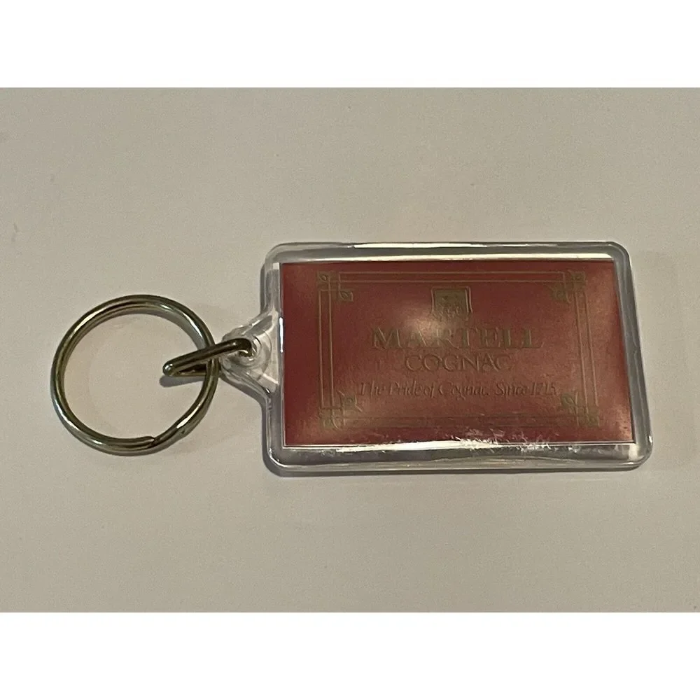 VINTAGE MARTELL‎ COGNAC SINCE 1715 KEYRING*RARE* Key Fob